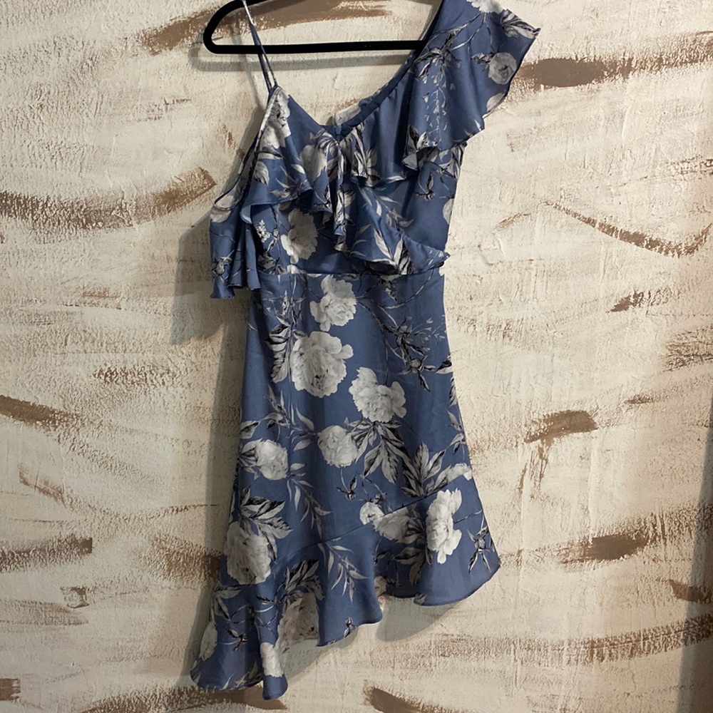 Lucy Paris Emily Asymmetrical Floral Dress